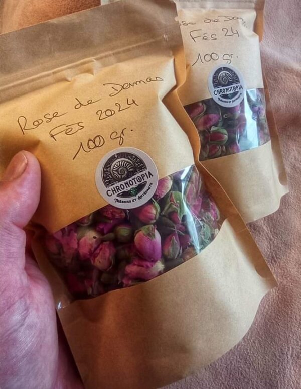 sachet de 100gr boutons de rose de Damas